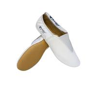 Anniel 2024 - Scarpe Ginnastica Artistica in Pelle con Suola in Gomma 100% Made in Italy (44, Bianco)