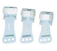 Anniel 2540 - Paracalli Ginnastica Artistica Professionali in Pelle per Sbarra, Attrezzi Ginnastica Artistica, Chiusura con Fascia in Nylon e Velcro con Doppia Protezione sul Polso (21 cm)