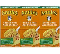 Annie's Homegrown Macaroni & Cheese - Shells & Real Aged Cheddar - 6 oz - 3 Pack