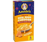 Annie's Shells e Real Aged Cheddar, a base di pasta biologica e vero formaggio, 6 once
