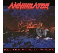 Annihilator 'Set The World On Fire' LP 180g Vinile blu traslucido - Nuovo