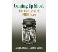 Annika Sunden Alicia H. Munnell Coming Up Short (Tascabile)