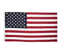 Annin Flagmakers modello 19417 bandiera americana in poli/cotone, 0,9 x 1,5 m, 100% made in USA con occhielli in ottone
