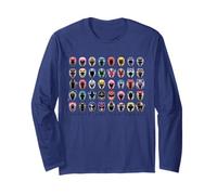 Anniversario dei Power Rangers Head Power Maglia a Manica