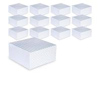 Anniversary House Confezione da 12 scatole per torte blu da 25,4 cm, stampa a quadretti e pois, confezione da 1, resistenti, 12,7 x 26 x 26 cm, J164AMZ
