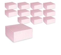 Anniversary House Confezione da 12 scatole per torte rosa da 25,4 cm, stampa a quadretti e pois, confezione da 1, resistenti, robuste, 12,7 x 26 x 26 cm, J159AMZ, cartoncino