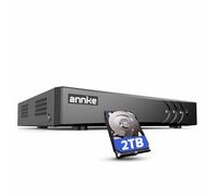ANNKE 3K/5MP Lite 5in1 DVR 8 Canali,Rilevamento di Persone/Veicoli, 2TB HDD | 8CH CCTV DVR Registratore Videosorveglianza Supporta 8 Telecamere Analogiche/AHD/TVI/CVI e 2 Telecamere IP,Registrazione 24/7