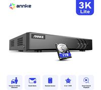 ANNKE 3K 5MP Lite 8CH HD Video Sorveglianza DVR 5IN1 TVI/AHD/CVI/CVBS/IPC Registratore Digitale Per 2MP 3MP 5MP IP CCTV Telecamere