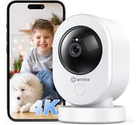 ANNKE 4K Telecamera per Interni,Telecamera WiFi PTZ a 360°, Telecamera di sicurezza a 2,4G/5GHz a Doppia Banda per Casa, Audio Bidirezionale, AI Motion Detection, slot per scheda SD, Crater Reno