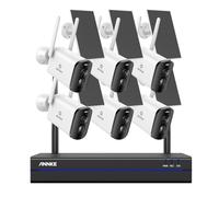 ANNKE 4MP Telecamera di Sorveglianza Wi-Fi Visione notturna colori 8MP 16CH NVR
