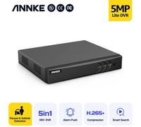 ANNKE 8CH 5MP Lite 5in1 HD TVI CVI AHD Sicurezza IP DVR Registratore H.265+ Videoregistratore Avviso e-mail Rilevazione movimento