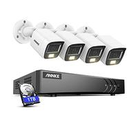 ANNKE kit di Sorveglianza 3K 8CH DVR H.265 pro DVR 5 in 1 con HDD 1TB e 4 Telecamere di Videosorveglianza 3K, Bullet con Microfono Integrato e Accesso a Distanza Interna/Esterno