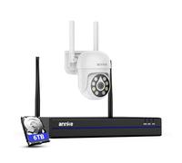 ANNKE Set di telecamere di sorveglianza da 5 MP, per esterni, Wi-Fi, 16 CH 4 K NVR con 1 x 5 MP, visione notturna a colori, audio bidirezionale, riconoscimento intelligente delle persone