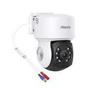 ANNKE Telecamera di Sorveglianza CCTV 1080P 2MP AHD Dome, con Inclinazione di 350° e Inclinazione di 90°, Visione Notturna IR 100 piedi, Telecamera add-on di Sicurezza IP65 Resistente alle Intemperie
