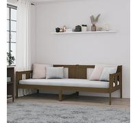 Annlera Dormeuse Miele in Legno Massello di Pino 90x200 cm Sofa Bed Divano Letto in Legno Couch Bed Divano da Letto Divano Letto Singolo Struttura Letto Singolo Divani Letto