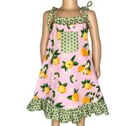 Annloren Big Bambine Bello come Un Rosa Pesca Spaghetti Cinturino Abito