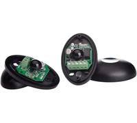 Annlpoy Coppia di Fotocellule Cancello Universali,Kit fotocellula universale a infrarossi, 12/24V AC-DC, sensore di sicurezza con filtro solare,per l'automazione di porte e garage