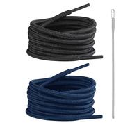 Annlpoy corde di ricambio con 2 infila e 1 chiusure in metallo,lacci per felpa con cappuccio ricambio con coulisse,Infila Lacci in Metallo, Perfetti per Abbigliamento Sportivo e Casual, Nero e Blu