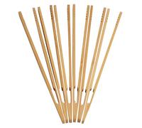 Annlpoy Pinze di bambù Set da 6 - Pinze per Servire Mookata Hot Pot, Ideali per Korean BBQ, Mookata Thai BBQ, TomYang Hot Pot, Alternativa Elegante alle Bacchette