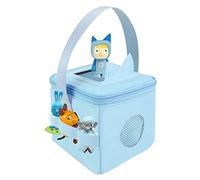 Annmore Custodia da trasporto per Toniesbox e Tonies Figure, con copertura per pulsante Sound Voulume, borsa per tonnellate creative, uso per il trasporto e la conservazione dei personaggi, blu