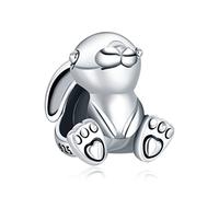 Annmors Charm Pendente Lucciola Gatto Mamma Farfalla Ciondoli Compatibile con Braccialetti e Collane Donna