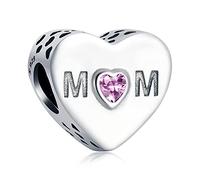 Annmors Charm Pendente Lucciola Gatto Mamma Farfalla Ciondoli Compatibile con Braccialetti e Collane Donna