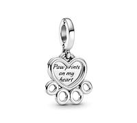 Annmors Charm Pendente Lucciola Gatto Mamma Farfalla Ciondoli Compatibile con Braccialetti e Collane Donna