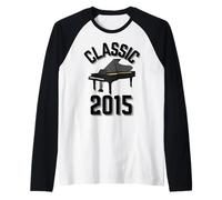Anno Classico 2015 con Un Pianoforte a Coda. Maglia con Maniche Raglan