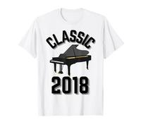 Anno Classico 2018 con Un Pianoforte a Coda. Maglietta