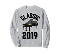Anno Classico 2019 con Un Pianoforte a Coda. Felpa
