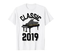 Anno Classico 2019 con Un Pianoforte a Coda. Maglietta