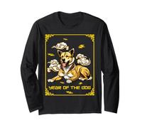 Anno del Cane Zodiaco Cinese Capodanno Cinese Oroscopo Maglia a Manica