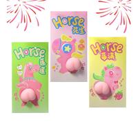 Anno Del Cavallo Buste Rosse,Confezione Da 3 Buste Portafortuna Per Denaro - Design Morbido 3D Capodanno Cinese 2026 | Per Celebrazioni Festive Del Festival Di Primavera