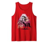Anno del Cavallo di Fuoco 2026 Capodanno Cinese Festivo Canotta
