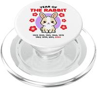 Anno del Coniglio 2024 Zodiaco Cinese Capodanno Kawaii PopSockets PopGrip per MagSafe