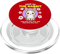 Anno del Coniglio 2024 Zodiaco Cinese Capodanno Kawaii PopSockets PopGrip per MagSafe
