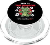 Anno del Drago 2024 Zodiaco Cinese Capodanno Kawaii PopSockets PopGrip per MagSafe
