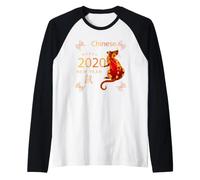 Anno del Ratto di Metallo - Capodanno Cinese 2020 Maglia con Maniche Raglan