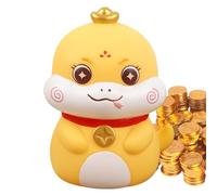 Anno Del Serpente Money Bank - Simpatico Scatola Di Monete In Contanti Per Bambini, Barattolo Di Risparmio Di Grande Capacità, Banca Di Monete Decorative Per Bambini, Ragazzi E Ragazze, Barattolo