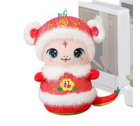 Anno del Serpente, Serpente di Capodanno Cinese - Leone Dance Snake Peluche Serpente Peluche - Decorazioni di Capodanno Cartone animato, Giocattoli di Peluche per divani, Tavoli