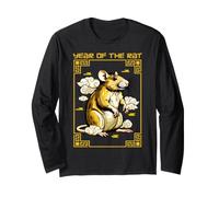 Anno del Topo Zodiaco Cinese Capodanno Oroscopo Maglia a Manica