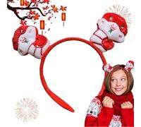 Anno della fascia per capelli di serpente,Fascia per capelli di peluche,Graziosa fascia per serpente farcito - Fascia per la festa di primavera, oggetti di scena fotografici per le vacanze