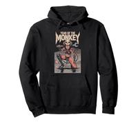 Anno della Scimmia Ribelle Chiave Cranio Guerriero Chaos Street P Felpa con Cappuccio