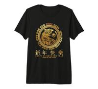 Anno della Tigre - Zodiaco Cinese Capodanno 2022 Maglietta Premium