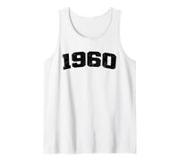 Anno di Compleanno Vintage 1960 Varsity retrò Invecchiato Canotta