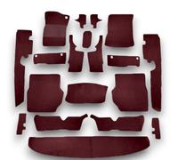 Annodati Set Tappetini per Mercedes-Benz W116 Sel Risparmiatori di Tacco D. Rot