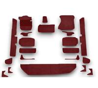 Annodati Set Tappetini per Mercedes W114 W115 Coupé Risparmiatori di Tacco Rosso