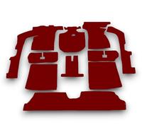 Annodati Set Tappetini per VW Golf 1 Cabrio 1979 - 2002 Risparmiatori di Tacco