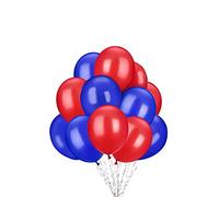 AnnoDeel - Palloncini in lattice blu, rosso, 30,5 cm, per il 4 luglio, per feste patriottiche, decorazione per il giorno della festa