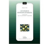 Annotazioni di sintassi generativa. Introduzione alla teoria dei principi e dei parametri